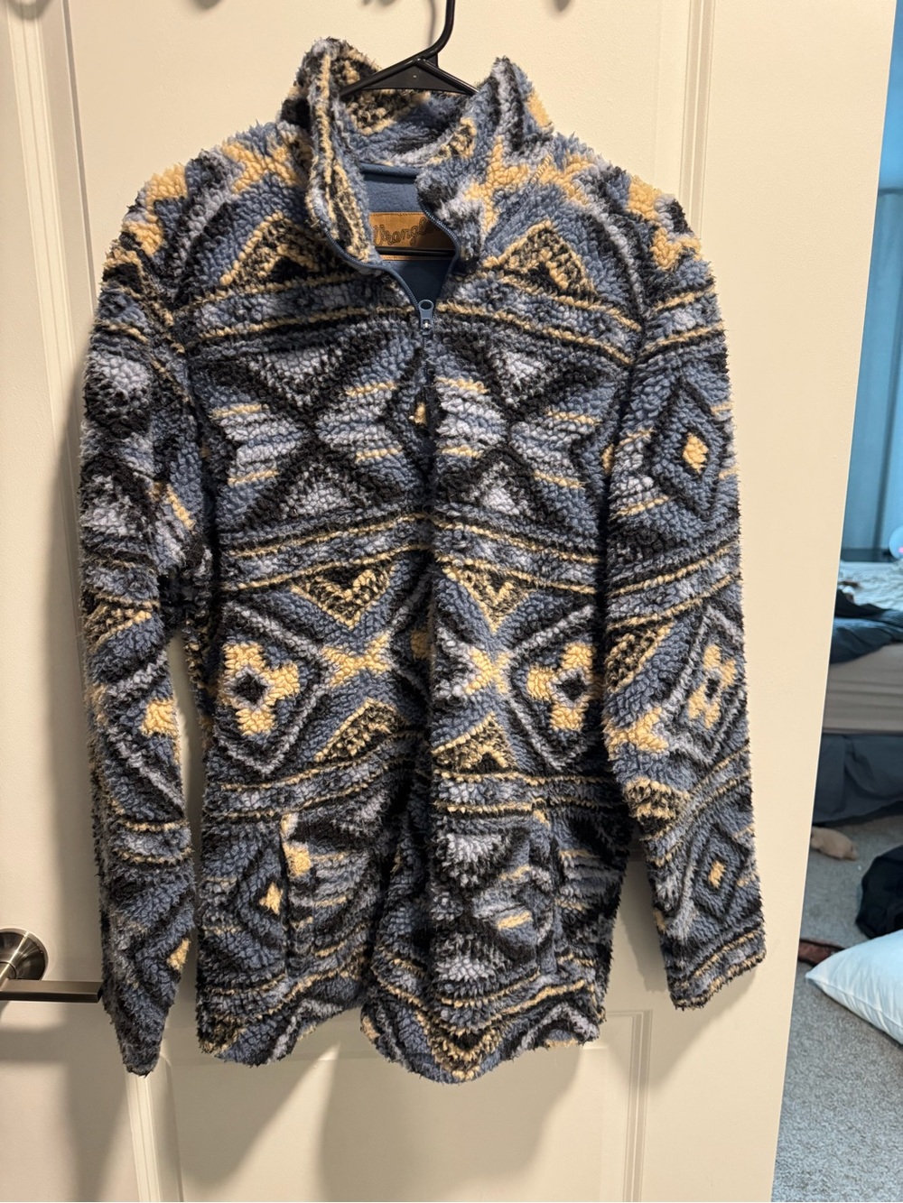 Wrangler Aztec Western Sherpa Jacket Mens M